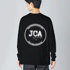 日本コレステロール協会  [JCA]のJCAロゴマーク【白】 ビッグシルエットロングスリーブTシャツ