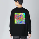 Purple Pearlのescaping reality Big Long Sleeve T-Shirt