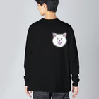 春風工房の秋田犬ハッピースマイル白毛 Big Long Sleeve T-Shirt