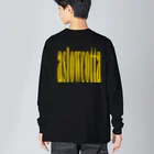 aslowcottaグッズショップのルーズにキメて韻を踏め　aslowcottaバックプリントロンT Big Long Sleeve T-Shirt