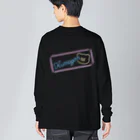 ふるりかのネオンくまごん Big Long Sleeve T-Shirt