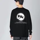 oguogu牧場SUZURI店の馬紋　窓・併せ馬 Big Long Sleeve T-Shirt