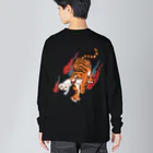 たぶんのwithトラ Big Long Sleeve T-Shirt