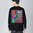 ウエキセイヤのお店の道徳が欠如したロンT Big Long Sleeve T-Shirt