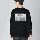 CHISAのWolf LOVE  ビッグシルエットロングスリーブTシャツ