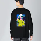 ぬい🐈のレトロストリート Big Long Sleeve T-Shirt