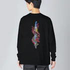 鍛屋　山源の刀巻龍 Big Long Sleeve T-Shirt