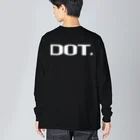 BONESのDOT. [white logo] Big Long Sleeve T-Shirt