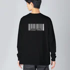 KAWARI_monoのバーコード_since1994 ビッグシルエットロングスリーブTシャツ