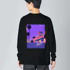 そういうゲイならもう一度逢いたいのARTWORK "NIGHT" LOGO無し ビッグシルエットロングスリーブTシャツ