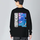 カムイハヤテのサイバーパンクスニーカー Big Long Sleeve T-Shirt