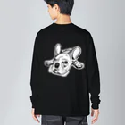 MMSANの気になるわん。 Big Long Sleeve T-Shirt