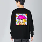 ぐだぐみとぴあのGummi girl＆bears ビッグシルエットロングスリーブTシャツ