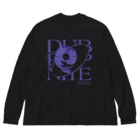 DUBPOPNITEANDMOREのDPN11 / BIG SILHOUETTE L/S TEE (blue nite) ビッグシルエットロングスリーブTシャツ