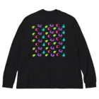 ティダのモンスターいっぱい Big Long Sleeve T-Shirt