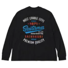 kg_shopの[★バック] Saitama -Vintage- (濃色Tシャツ専用) ビッグシルエットロングスリーブTシャツ