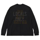 muku-moのMUKU-MO LOCALS 「DO NOT ENTER」 Big Long Sleeve T-Shirt