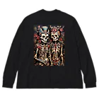 Skull sectionのきれいなガイコツ Big Long Sleeve T-Shirt