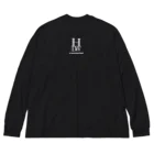 HDWの和鋏シロ Big Long Sleeve T-Shirt