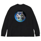 ちばっちょ【ち畳工房&猫ねこパラダイス】のトラ猫ワールド MEOW UNIVERSE Big Long Sleeve T-Shirt