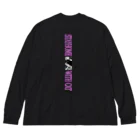 クロネコチャコとフランス額装のショップのステイホームウィズキャッツ Big Long Sleeve T-Shirt