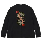 SACRIFICE GIFTの13snake ビッグシルエットロングスリーブTシャツ