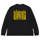 aslowcottaグッズショップのルーズにキメて韻を踏め　aslowcottaバックプリントロンT Big Long Sleeve T-Shirt