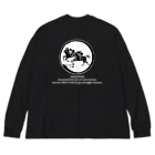 oguogu牧場SUZURI店の馬紋　窓・併せ馬 Big Long Sleeve T-Shirt