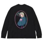 ヌケガケ☆ゆ〜らんのお風呂のパーカー着てるオンナノコ Big Long Sleeve T-Shirt