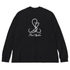 FreeStylersの【FreeStylers】style BASIC ロゴ（Black Base） Big Long Sleeve T-Shirt