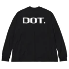 BONESのDOT. [white logo] Big Long Sleeve T-Shirt