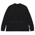 aozoraフリマの優しいテディベア Big Long Sleeve T-Shirt