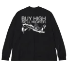 AURA_HYSTERICAのBuy high, sell higher ビッグシルエットロングスリーブTシャツ