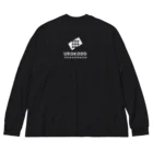 UROKODO Official Web Shopの白ロゴ-長袖BIGシルエットTシャツ ビッグシルエットロングスリーブTシャツ