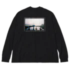 SYAREのphotograph long T-shirt Big Long Sleeve T-Shirt