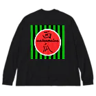 くまくま農園のWATERMELON Big Long Sleeve T-Shirt