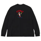 バッファ君  goods【近鉄バファローズ／1976-1996】の◉名言シリーズ（3人：黒）★背面を確認！ Big Long Sleeve T-Shirt