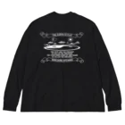 ワールドエンド ヒッチハイクのジ・アースイズフラット バックプリント The Earth is Flat back print Big Long Sleeve T-Shirt