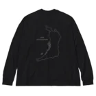 mutayuの大阪府の地図 Big Long Sleeve T-Shirt