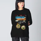 Siderunの館 B2のレトロゲーム風な風神雷神 Big Long Sleeve T-Shirt