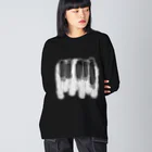 Naa Piano Music (ピアノデザインコレクション)の🎹 ピアノ 鍵盤 (大)  Big Long Sleeve T-Shirt