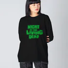 stereovisionのNight of the Living Dead_ロゴ ビッグシルエットロングスリーブTシャツ