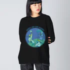 MAKI IRIE shopのNIGHT ON THE PLANET   ビッグシルエットロングスリーブTシャツ