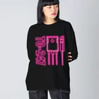 mojokinnのTO-247 Big Long Sleeve T-Shirt