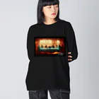 SDSのTHE LAST（サイバーパンク最後の晩餐） Big Long Sleeve T-Shirt