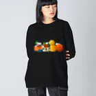 Kaoruko Negish｜画家の14:00 Big Long Sleeve T-Shirt