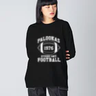 go-palookasのボール白 ビッグシルエットロングスリーブTシャツ