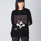 loveclonesのRABBIHEAD 黒ラビ2号 ウサギの国のエロポップ Big Long Sleeve T-Shirt