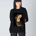 ジロ屋の犬Tシャツ(ダックス) Big Long Sleeve T-Shirt