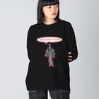 フレ末屋の絵巻の女幽霊　でふぉ美に取り憑かれた！ Big Long Sleeve T-Shirt